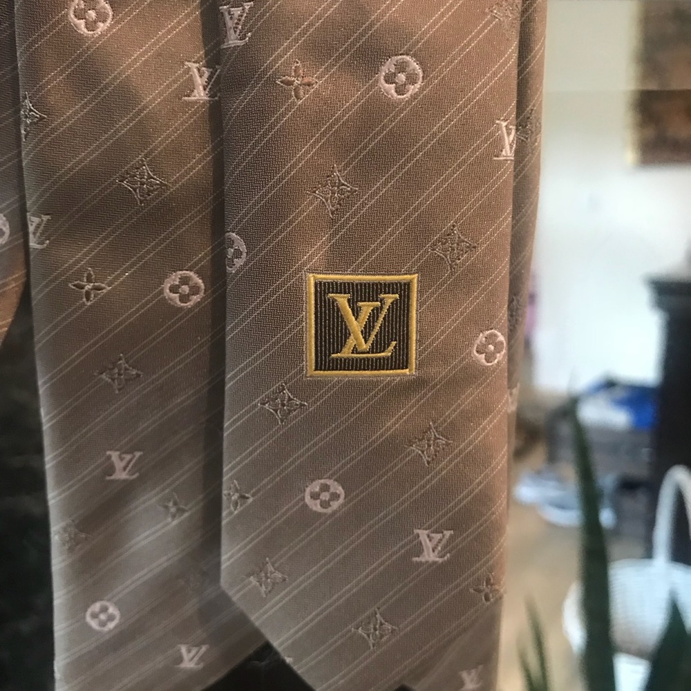 Men’s Louis Vuitton Silk Tie